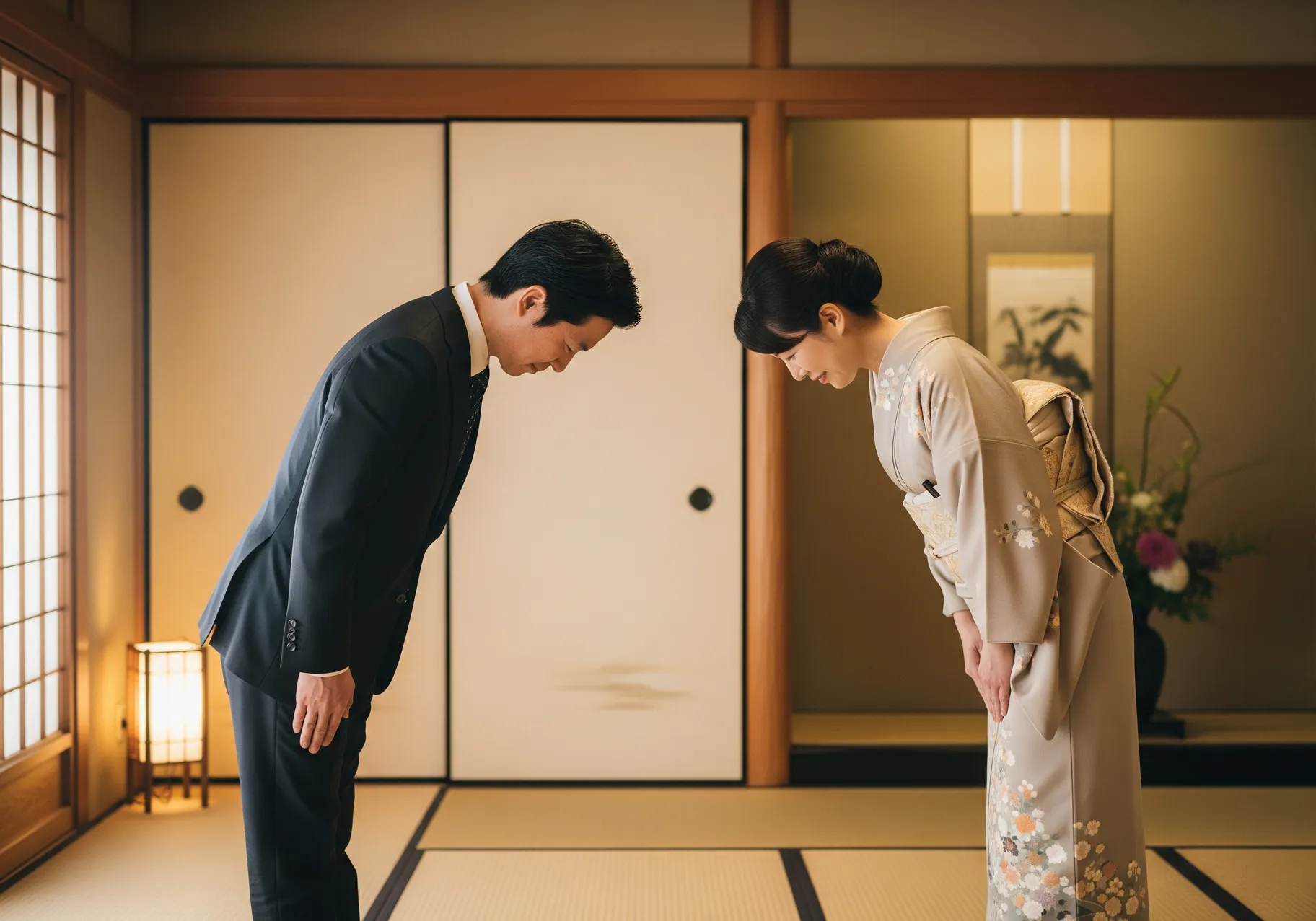 Bowing in Japan